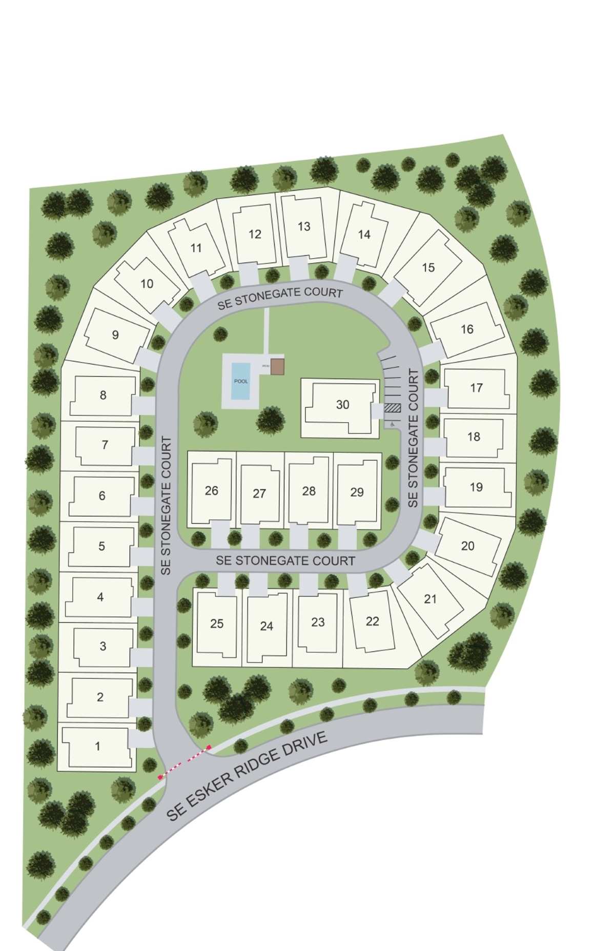 Villas at Kettlestone Site Plan